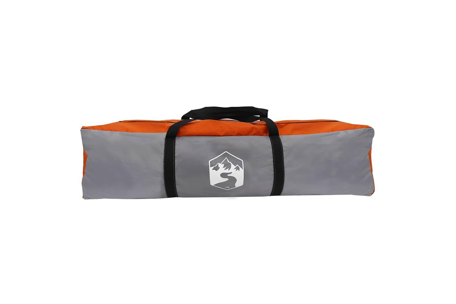 Vidaxl Instant Tent Folding Grey And Orange 280 X 280 X 160 Cm Steel-9