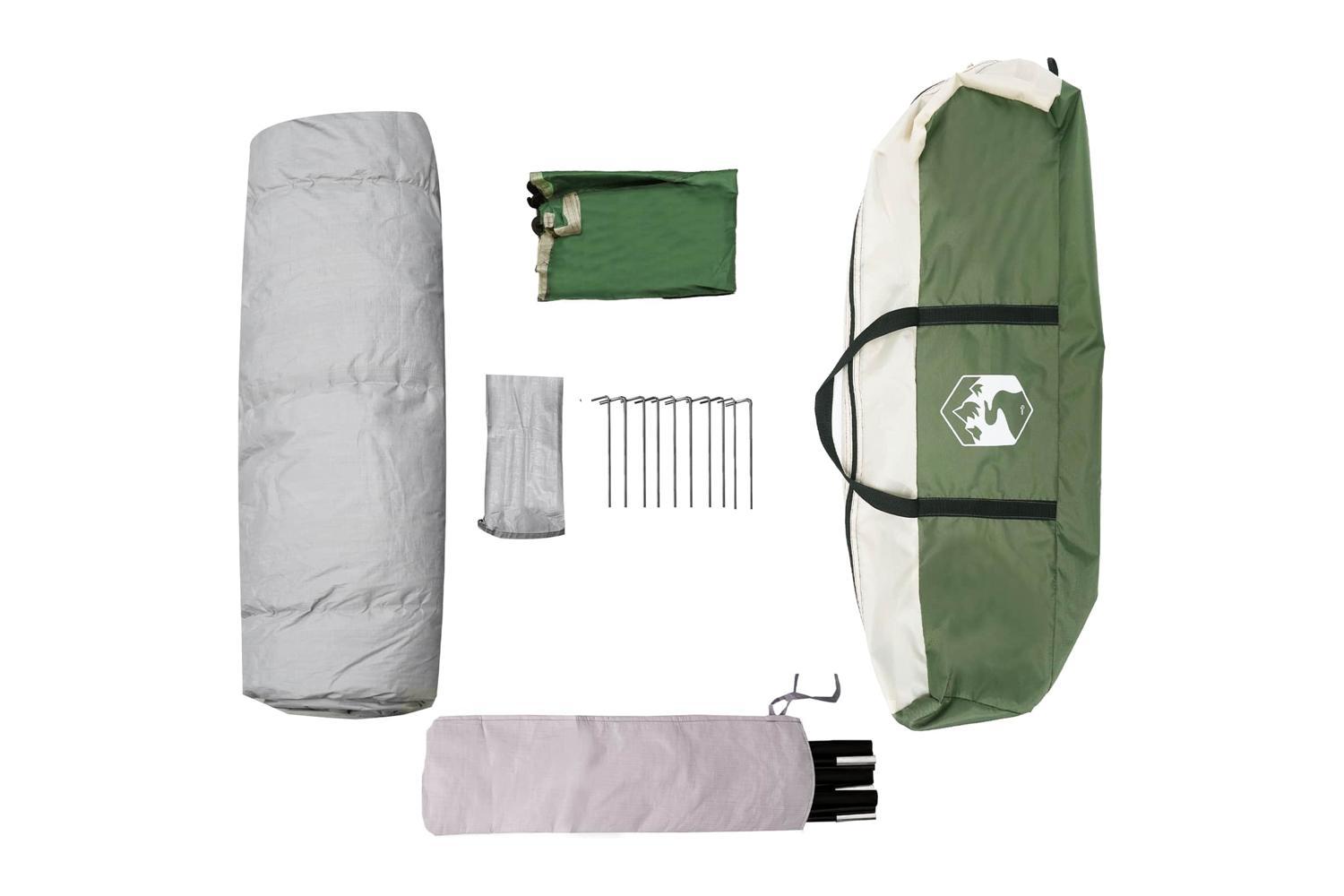 Vidaxl Instant Tent Folding Green 205 X 205 X 143 Cm Steel-9