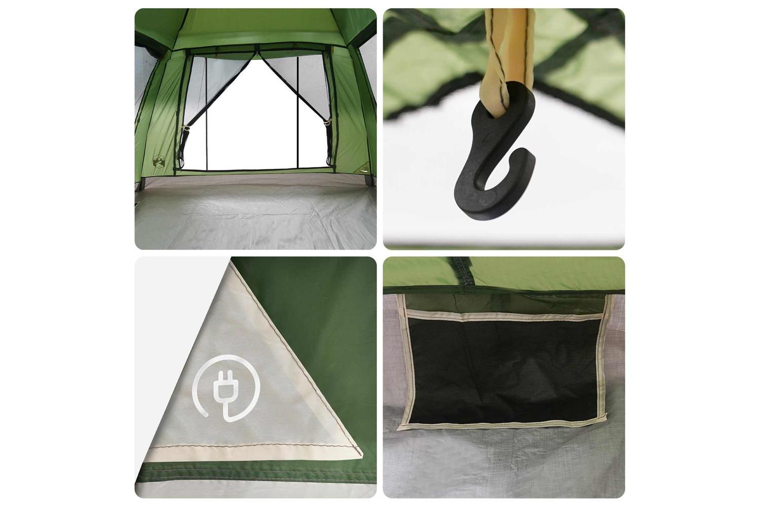 Vidaxl Instant Tent Folding Green 205 X 205 X 143 Cm Steel-10