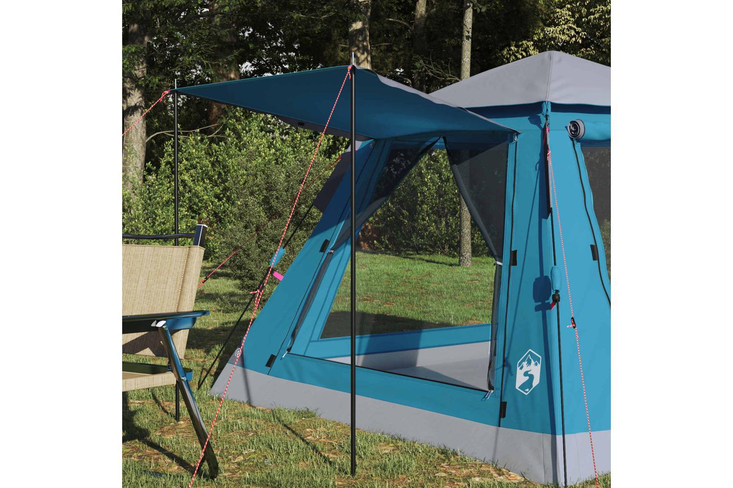 Vidaxl Instant Tent Folding With Storage Blue 205 X 205 X 143 Cm Steel-3