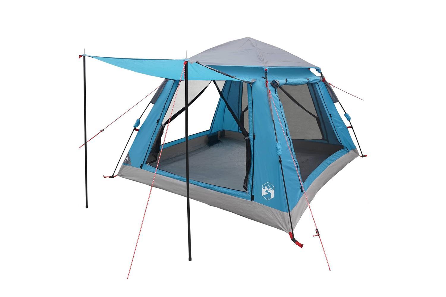 Vidaxl Instant Tent Folding With Storage Blue 205 X 205 X 143 Cm Steel-4