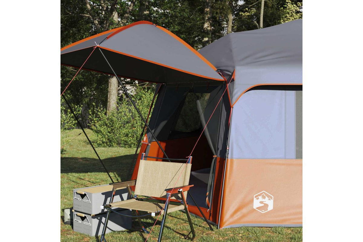 Vidaxl Instant Tent Alta Grey And Orange 458 X 458 X 230 Cm Steel-3