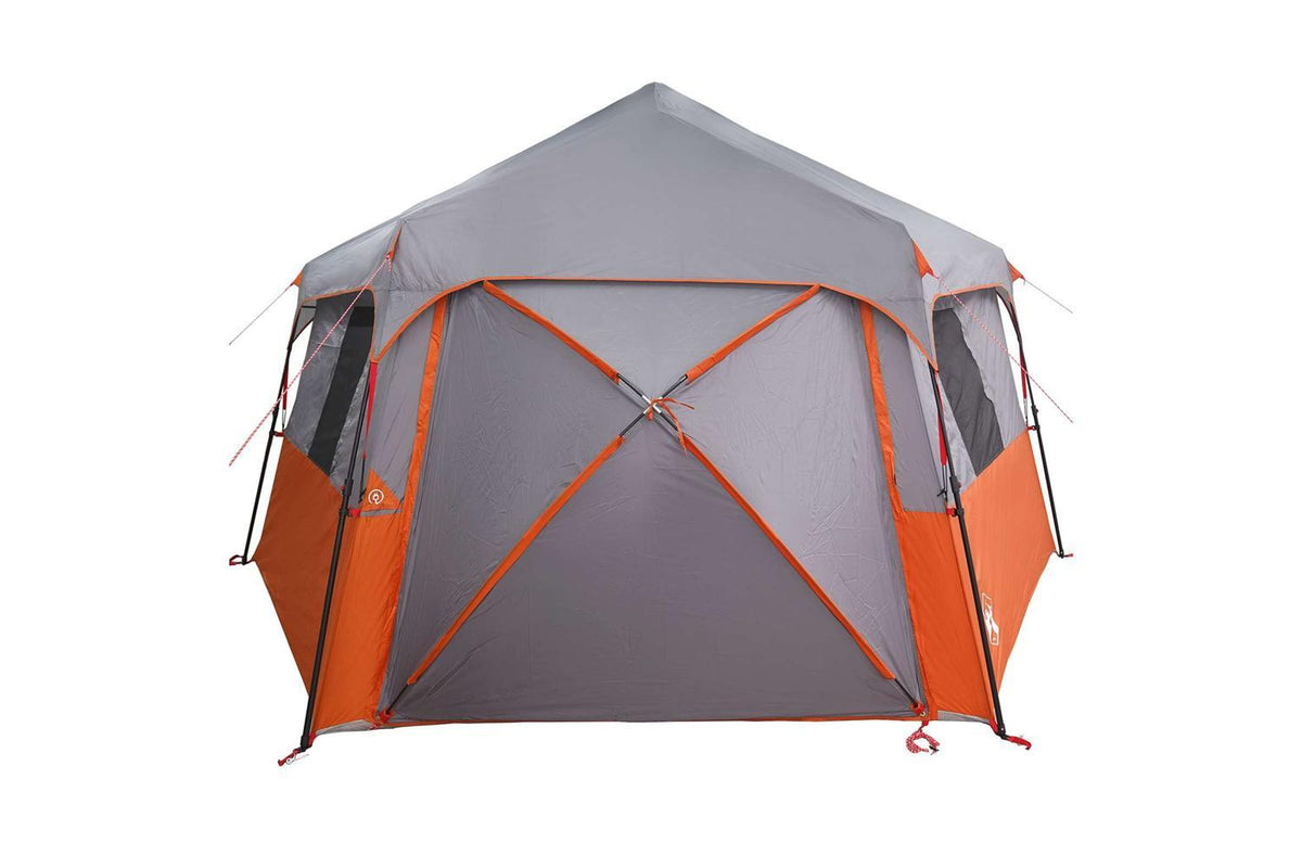 Vidaxl Instant Tent Alta Grey And Orange 458 X 458 X 230 Cm Steel-6