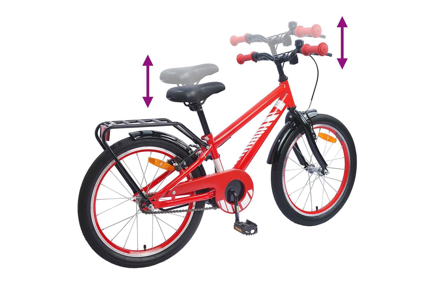 Vidaxl Kids Bike 20'' For 6-11 Years Old Red-7