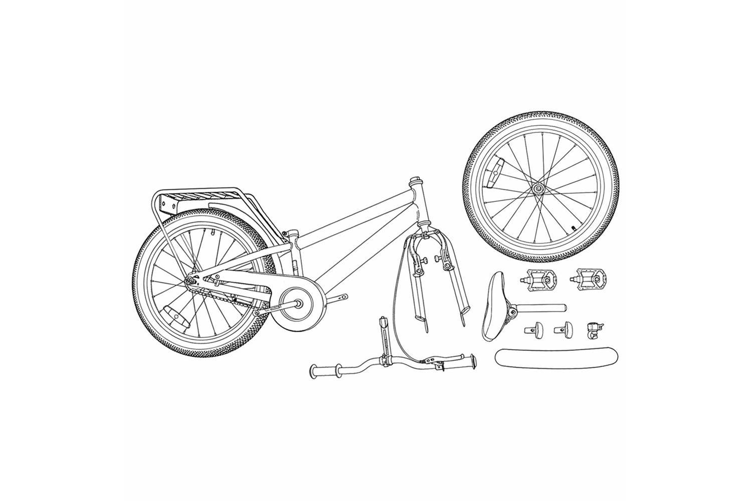Vidaxl Kids Bike 20'' For 6-11 Years Old Red-8