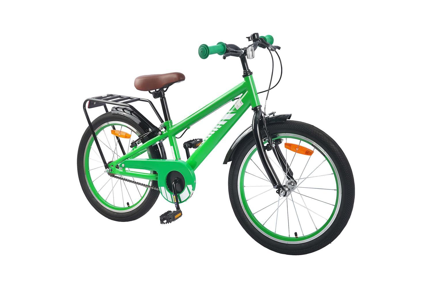 Vidaxl Kids Bike 20'' For 6-11 Years Old Green-2