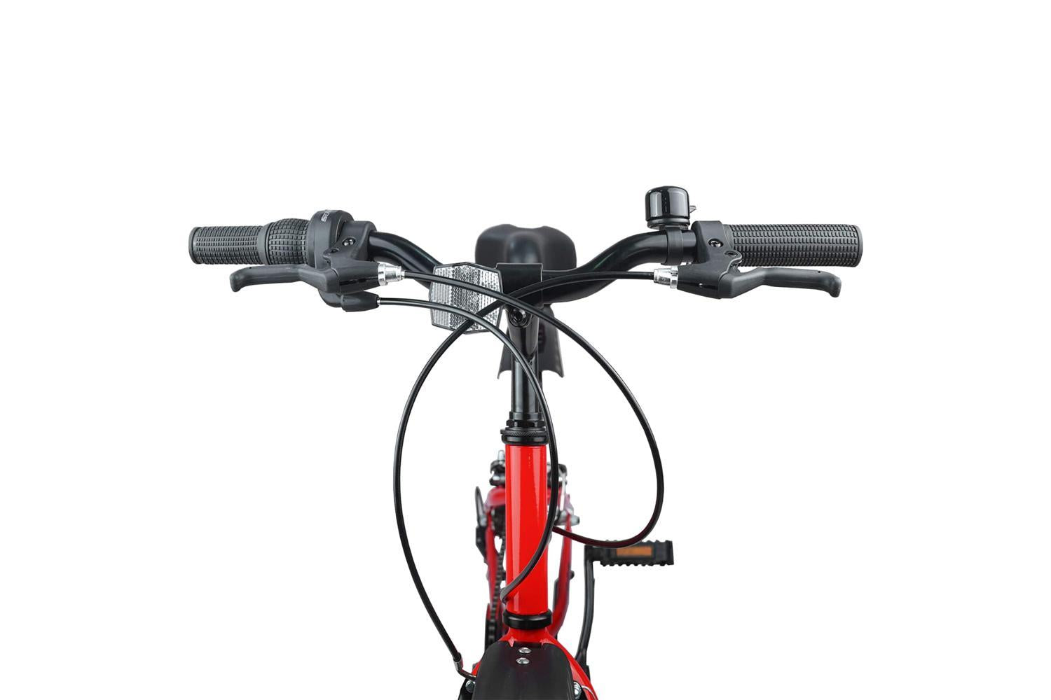 Vidaxl Kids Bike 20'' 6-speed For 6-11 Years Old Red-5