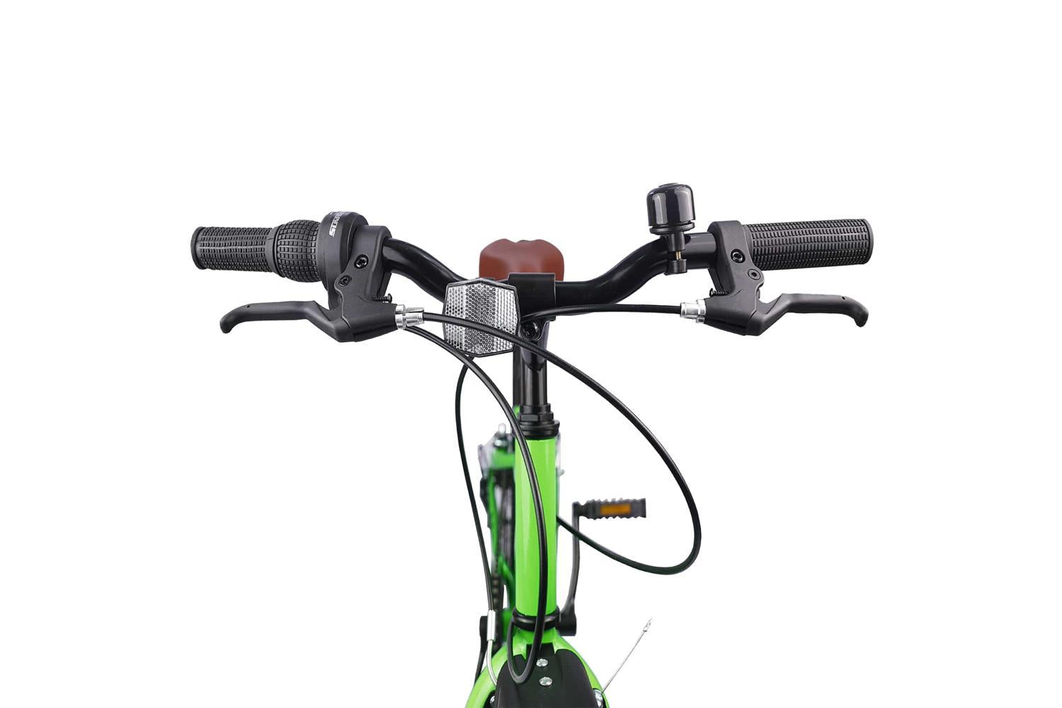 Vidaxl Kids Bike 20'' 6-speed For 6-11 Years Old Green-5