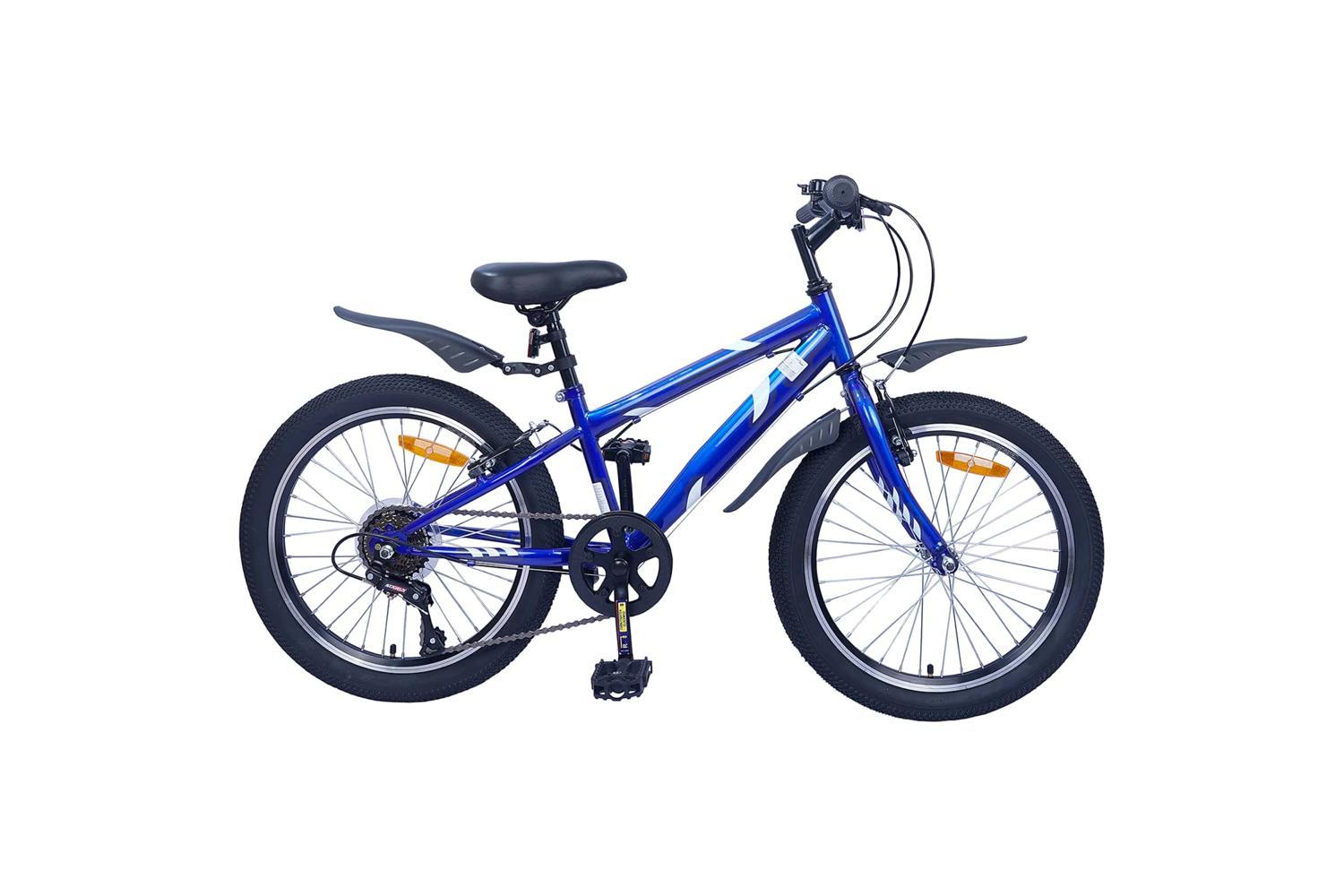 Vidaxl Kids Bike 20'' 6-speed For 6-11 Years Old Dark Blue