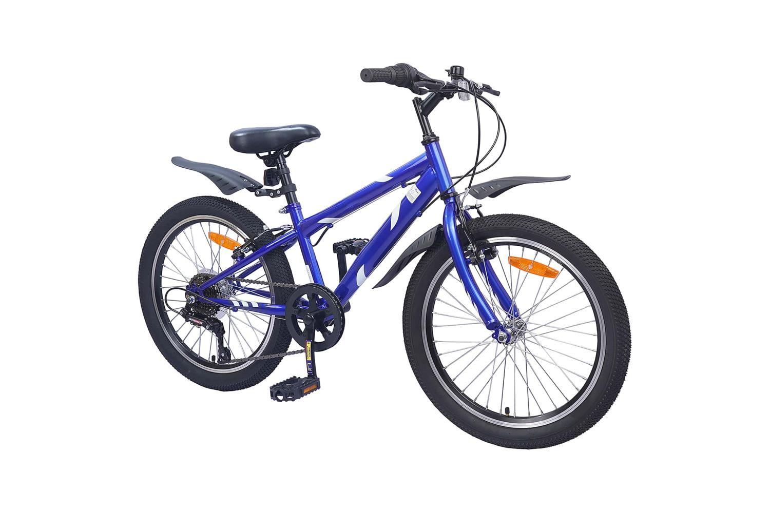Vidaxl Kids Bike 20'' 6-speed For 6-11 Years Old Dark Blue-2