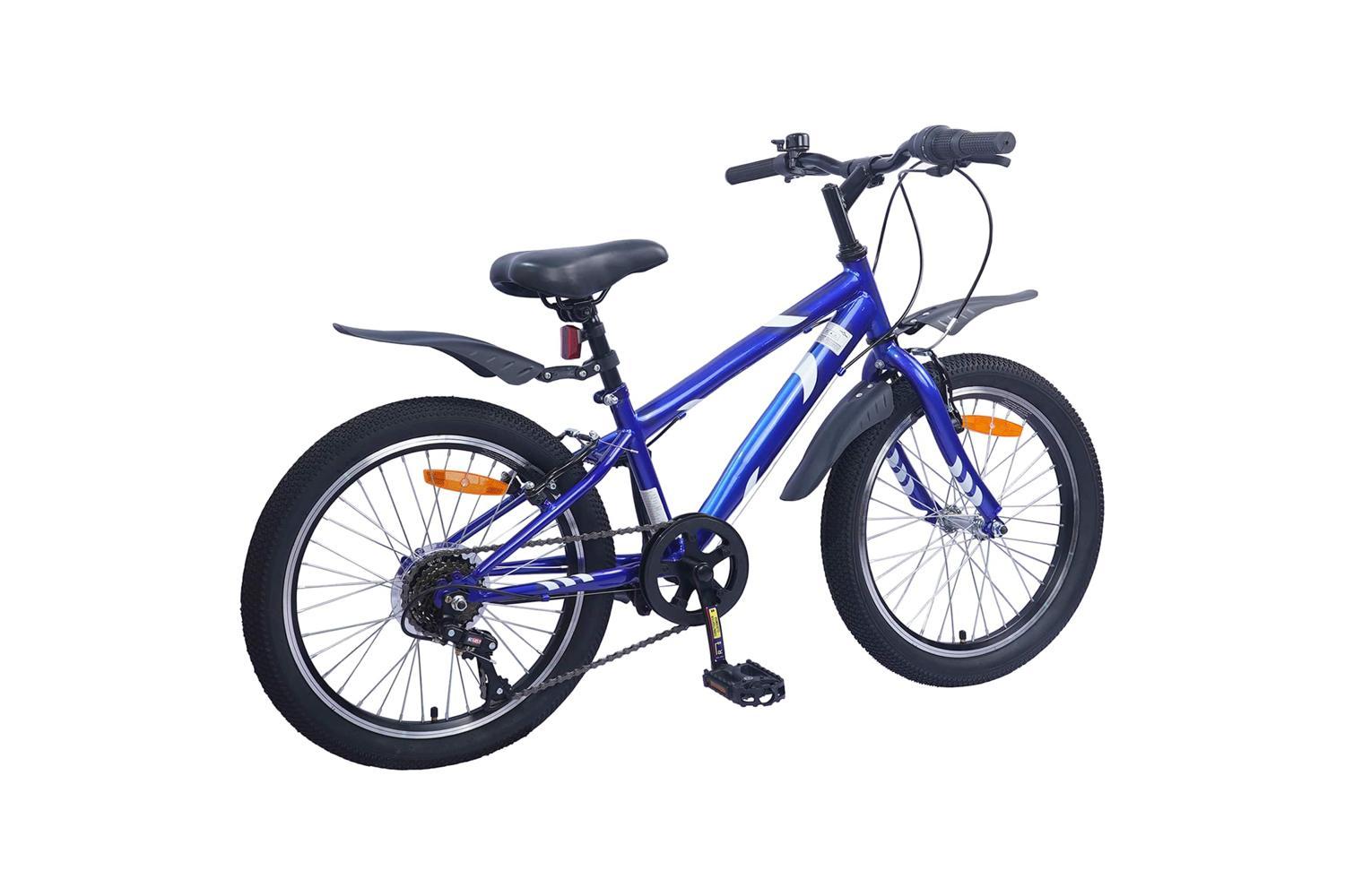 Vidaxl Kids Bike 20'' 6-speed For 6-11 Years Old Dark Blue-3