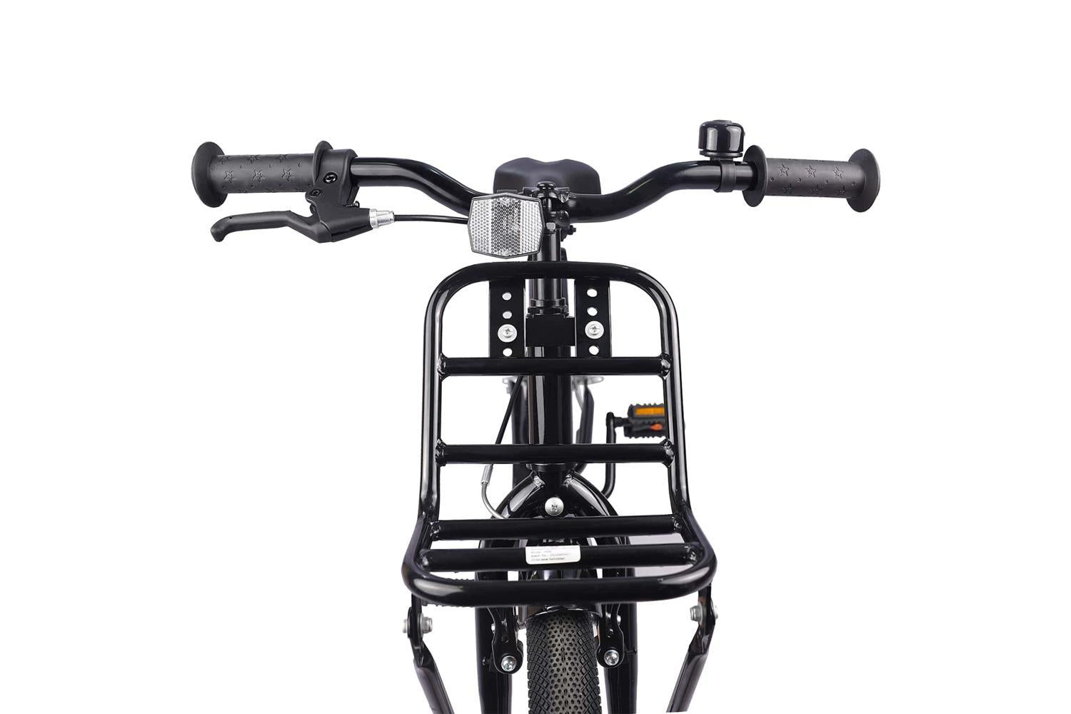 Vidaxl Kids Bike 20'' For 6-11 Years Old Orange Black-5