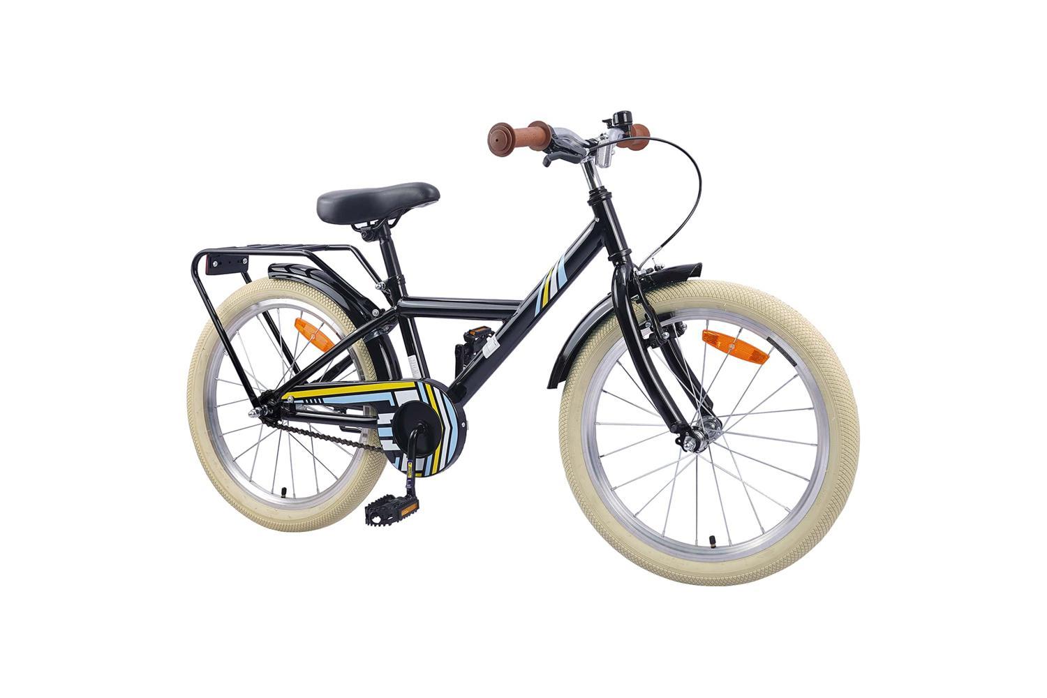 Vidaxl Kids Bike 20'' For 6-11 Years Old Black-2