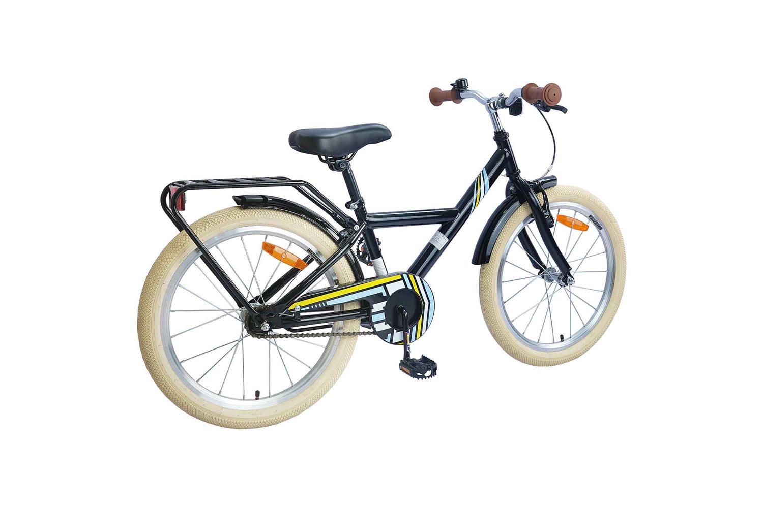 Vidaxl Kids Bike 20'' For 6-11 Years Old Black-3