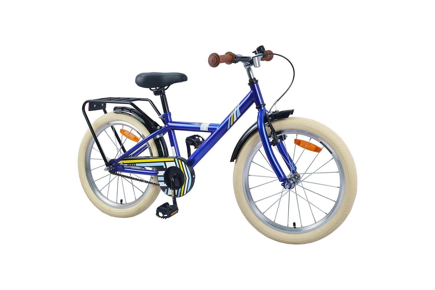 Vidaxl Kids Bike 20'' For 6-11 Years Old Dark Blue-2