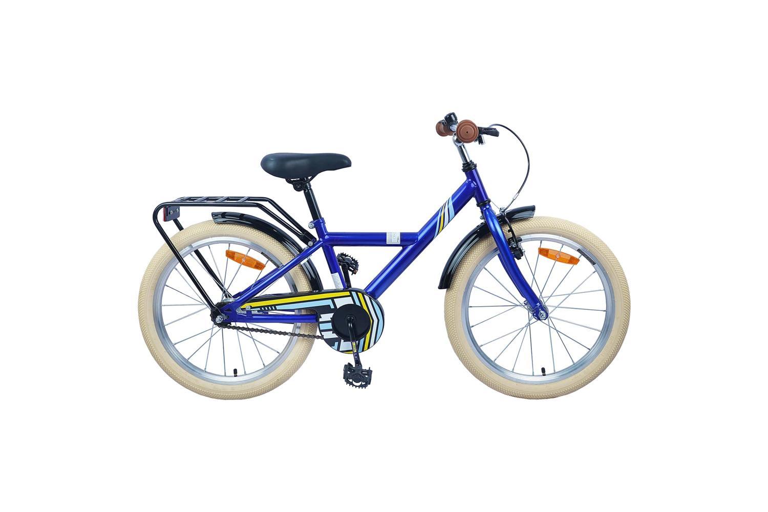 Vidaxl Kids Bike 24'' For 8-12 Years Old Dark Blue