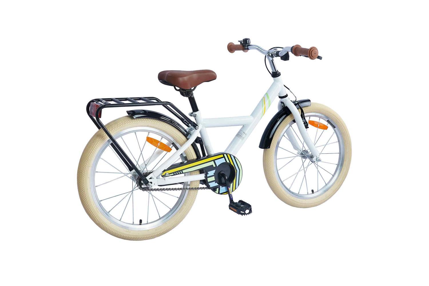 Vidaxl Kids Bike 20'' For 6-11 Years Old White-3