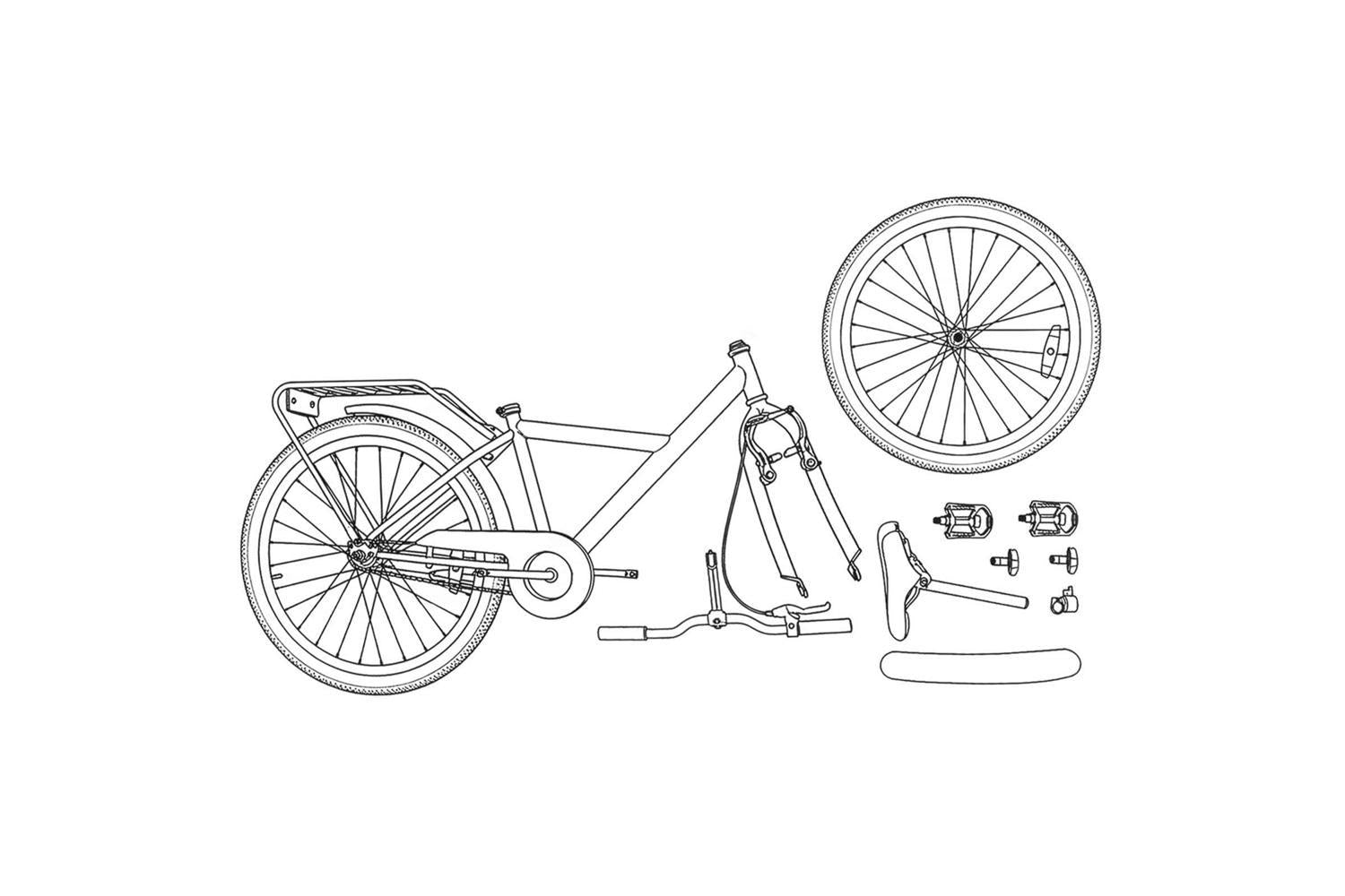 Vidaxl Kids Bike 20'' For 6-11 Years Old White-8