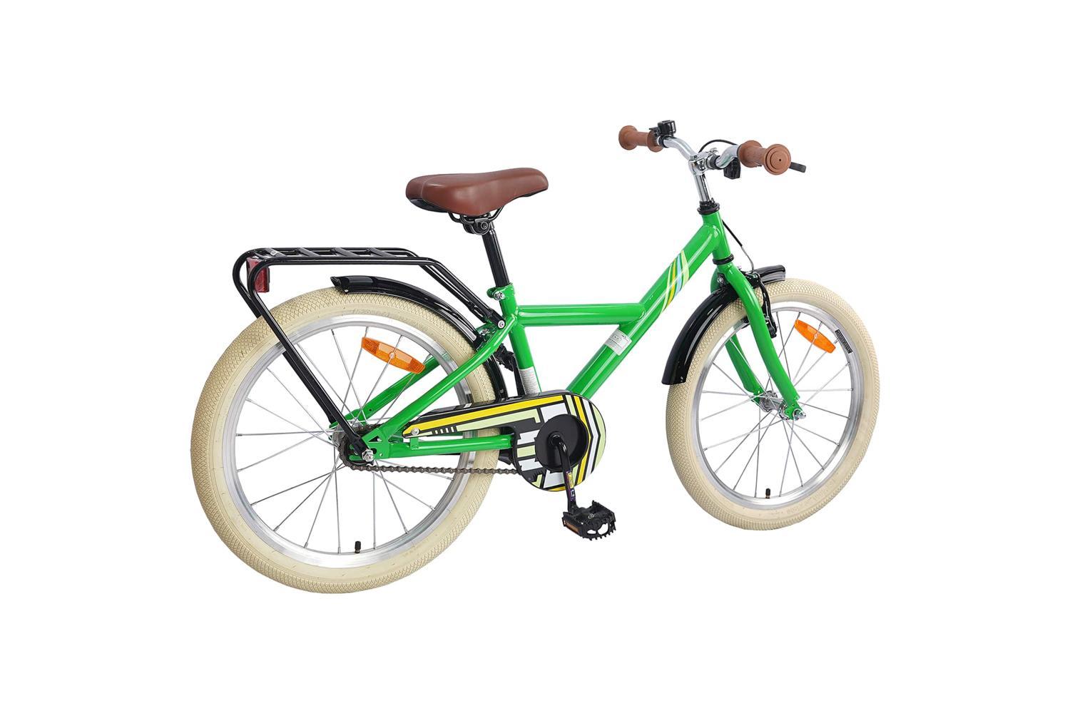 Vidaxl Kids Bike 20'' For 6-11 Years Old Green-3