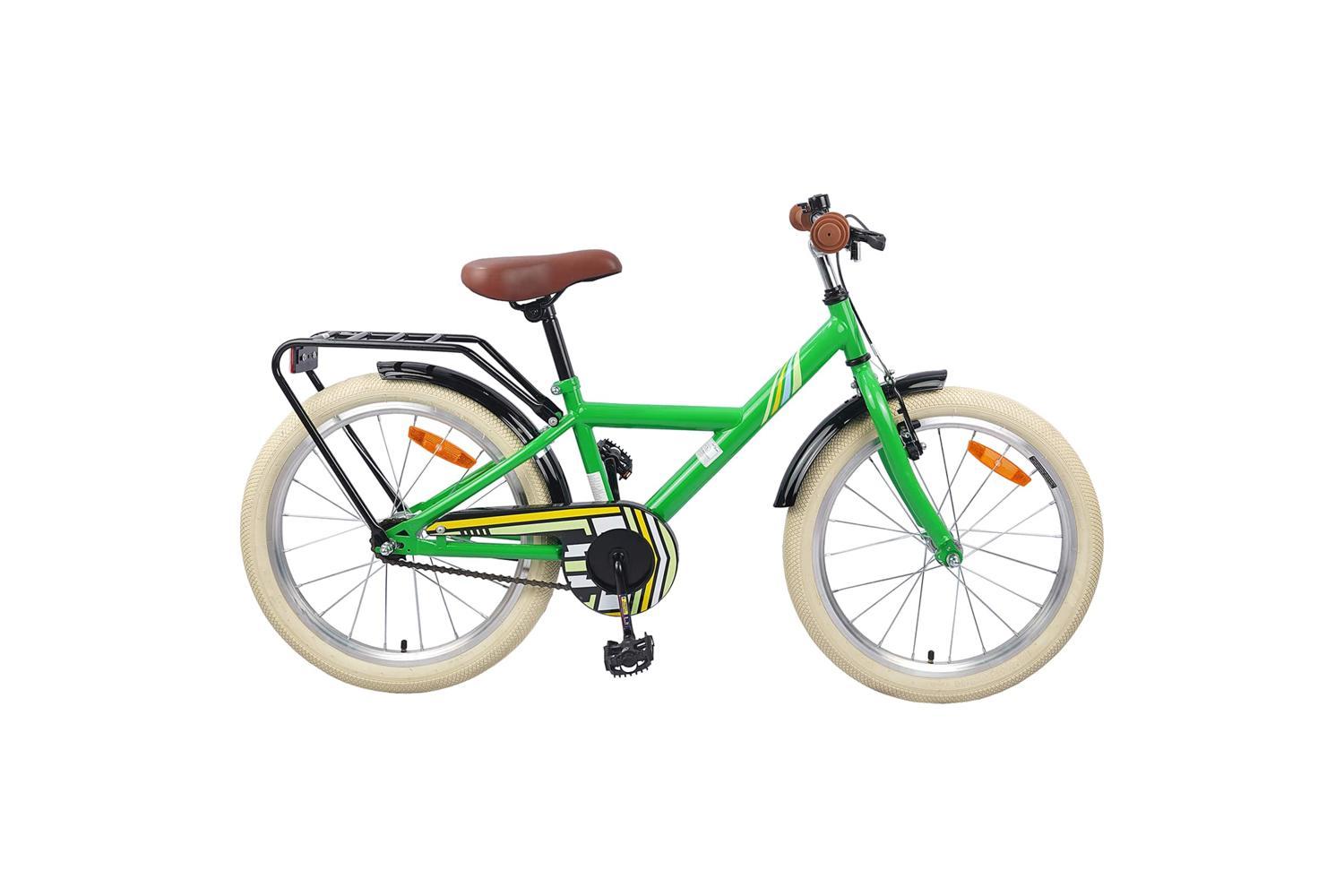 Vidaxl Kids Bike 24'' For 8-12 Years Old Green