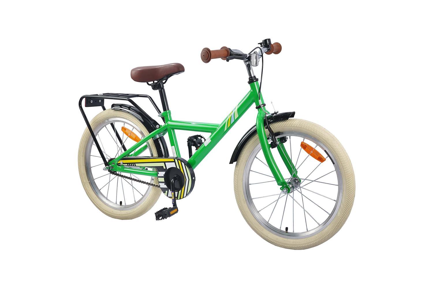 Vidaxl Kids Bike 24'' For 8-12 Years Old Green-2