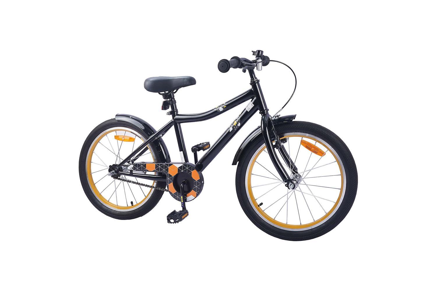 Vidaxl Kids Bike 20'' For 6-11 Years Old Black-2