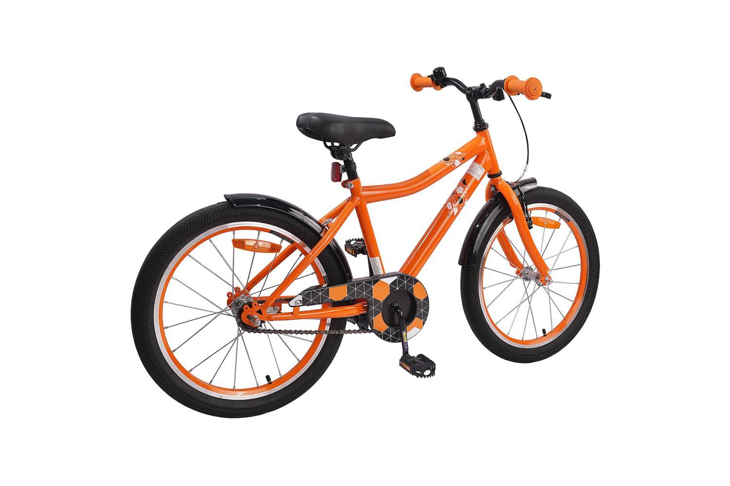 Vidaxl Kids Bike 20'' For 6-11 Years Old Orange-3
