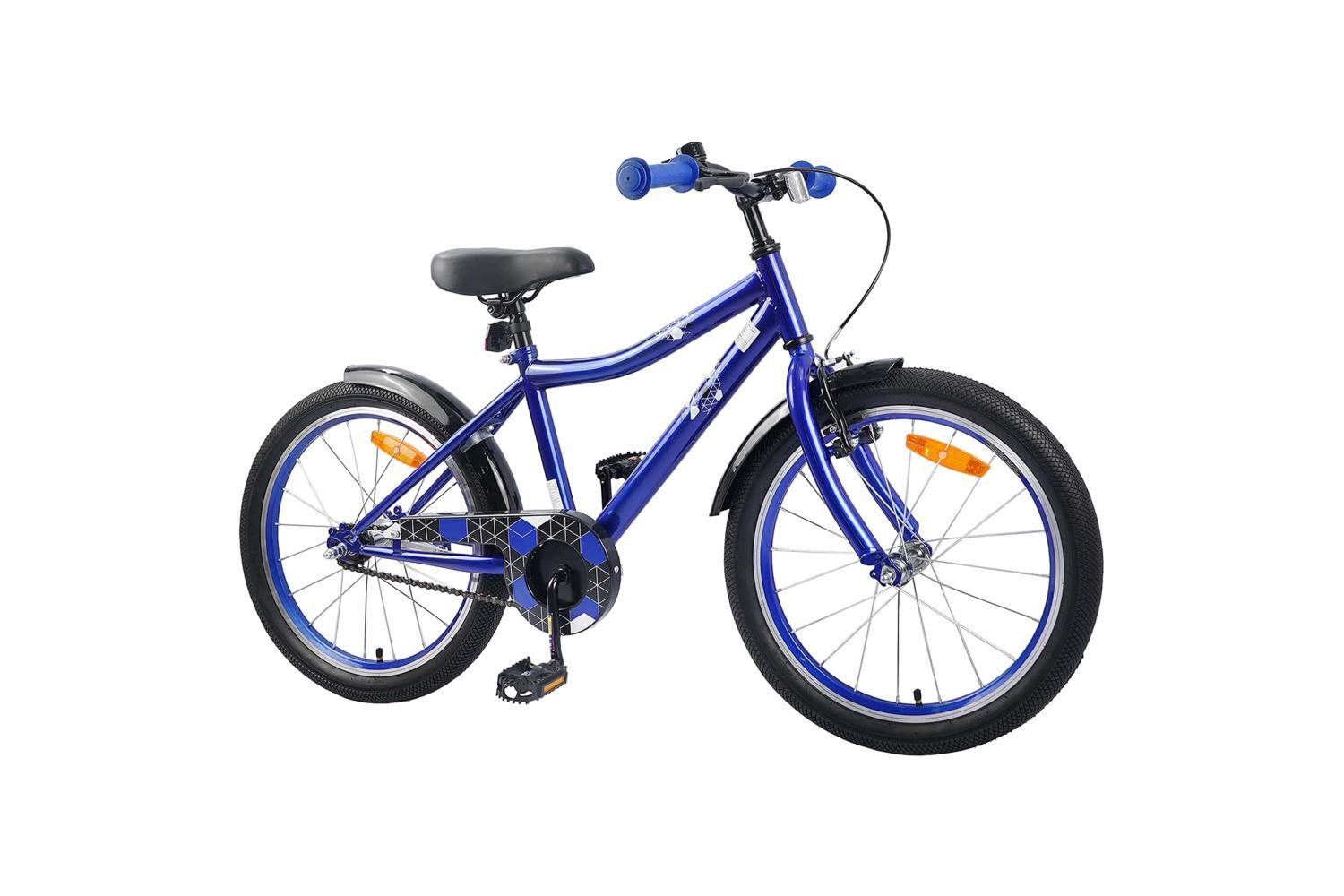 Vidaxl Kids Bike 20'' For 6-11 Years Old Dark Blue-2