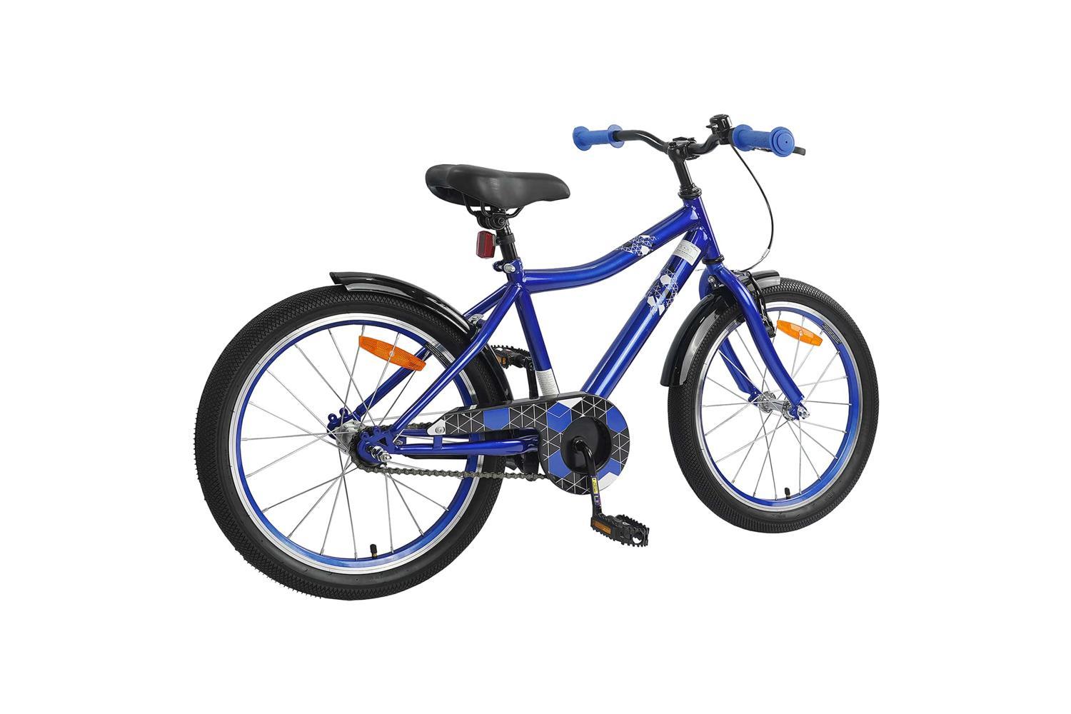 Vidaxl Kids Bike 20'' For 6-11 Years Old Dark Blue-3