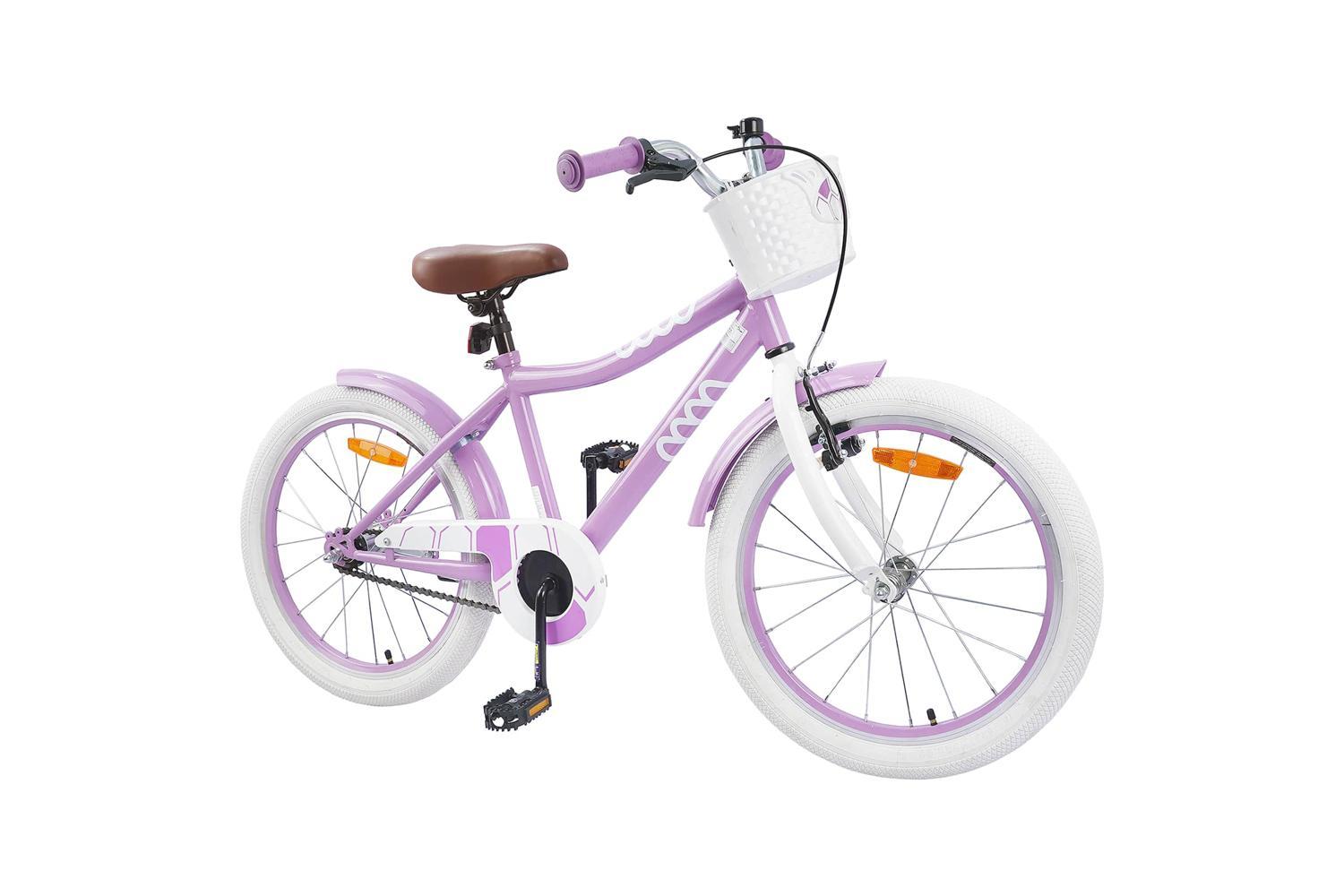 Vidaxl Kids Bike 20'' For 6-11 Years Old Purple-2