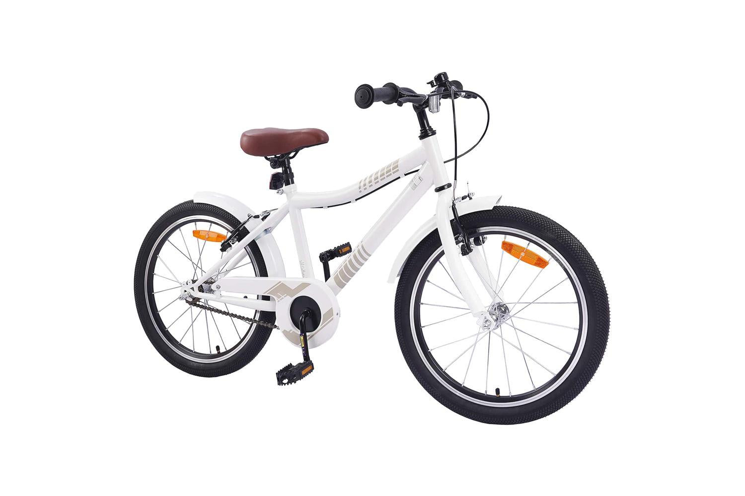 Vidaxl Kids Bike 20'' For 6-11 Years Old White-2