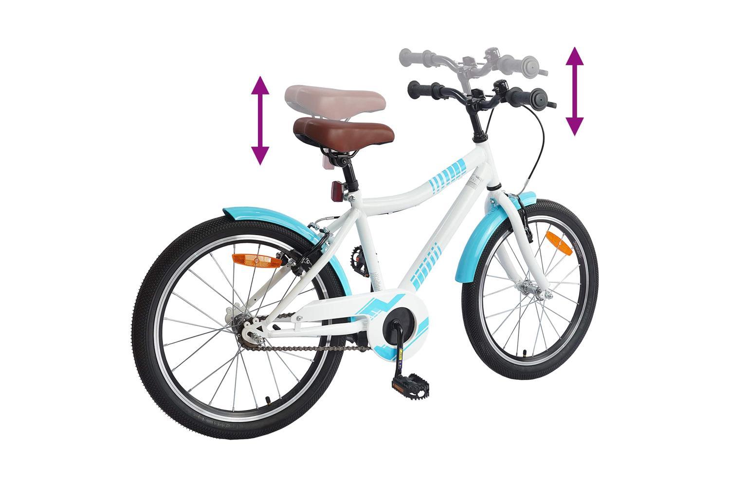 Vidaxl Kids Bike 20'' For 6-11 Years Old Light Blue-7