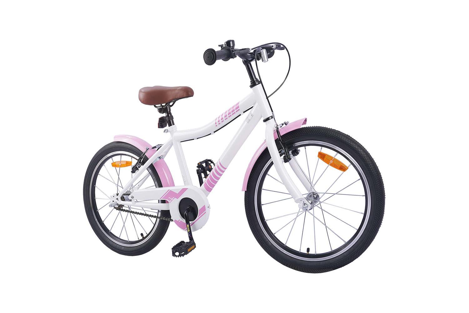 Vidaxl Kids Bike 20'' For 6-11 Years Old Light Pink-2