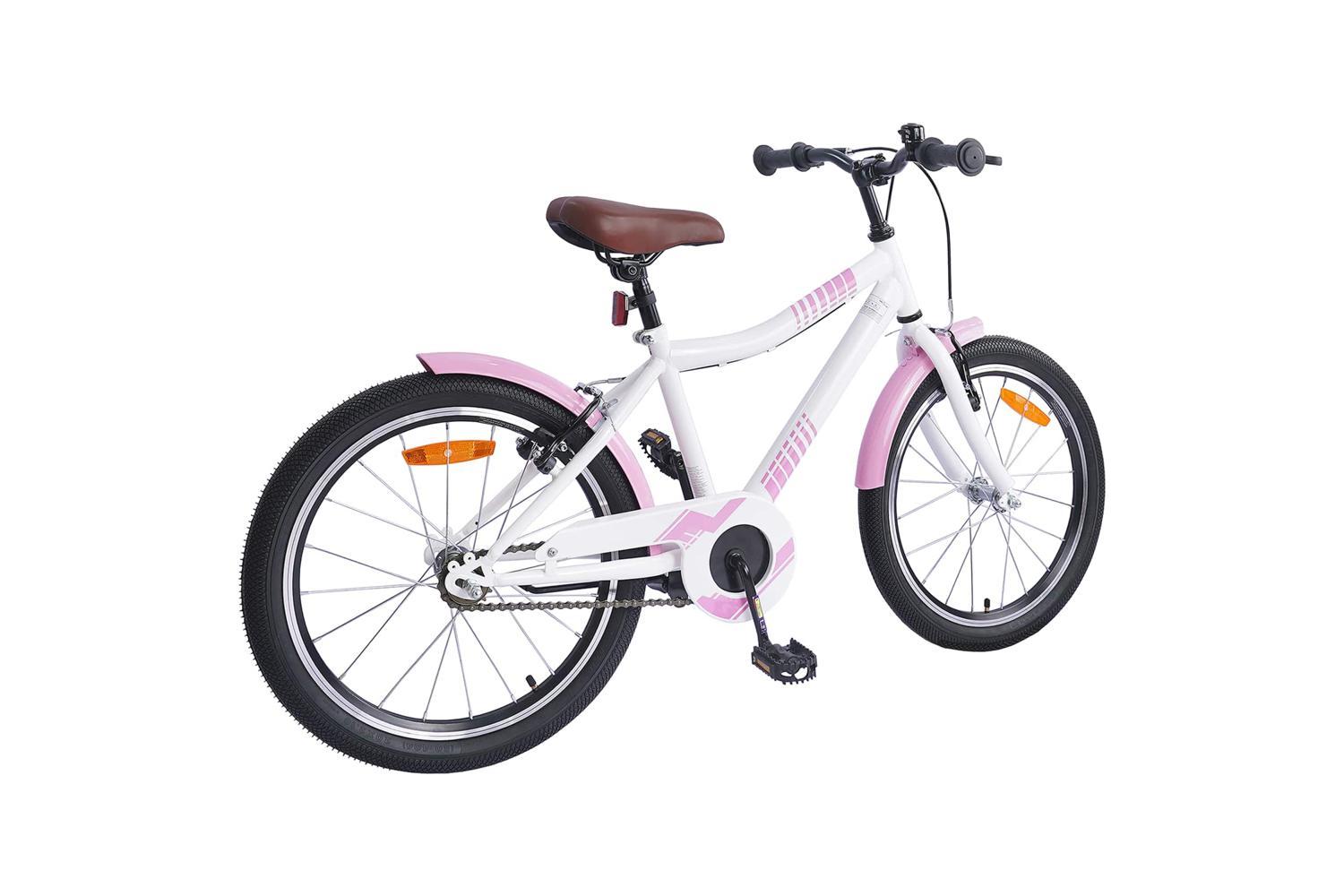 Vidaxl Kids Bike 24'' For 8-12 Years Old Light Pink-3