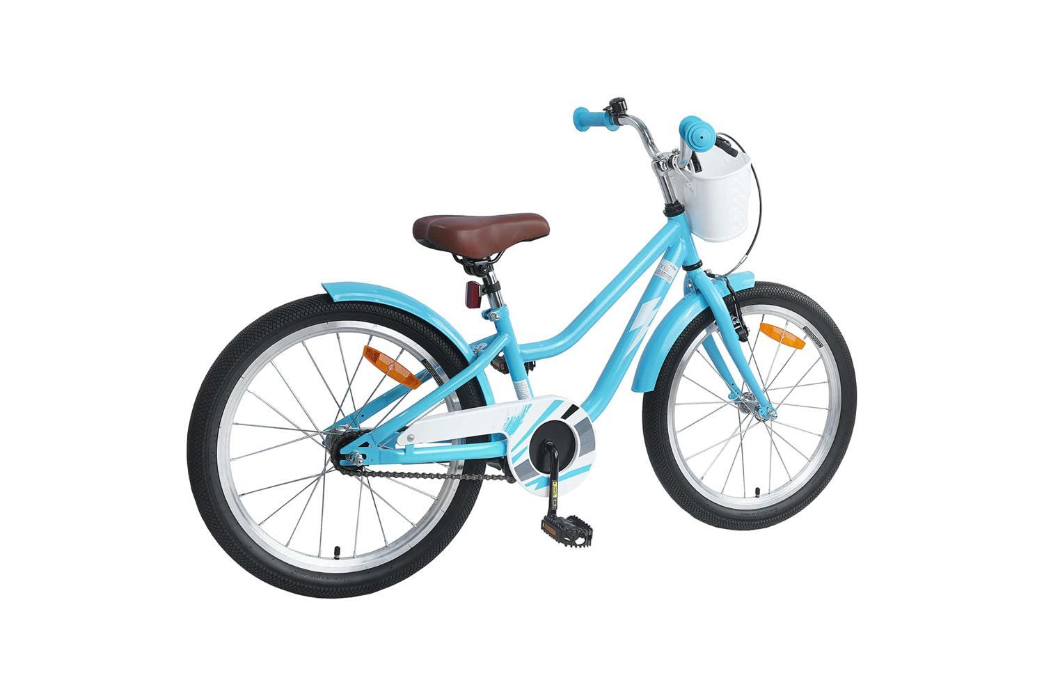 Vidaxl Kids Bike 20'' For 6-11 Years Old Light Blue-3