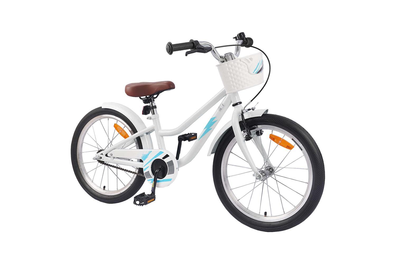 Vidaxl Kids Bike 20'' For 6-11 Years Old White-2
