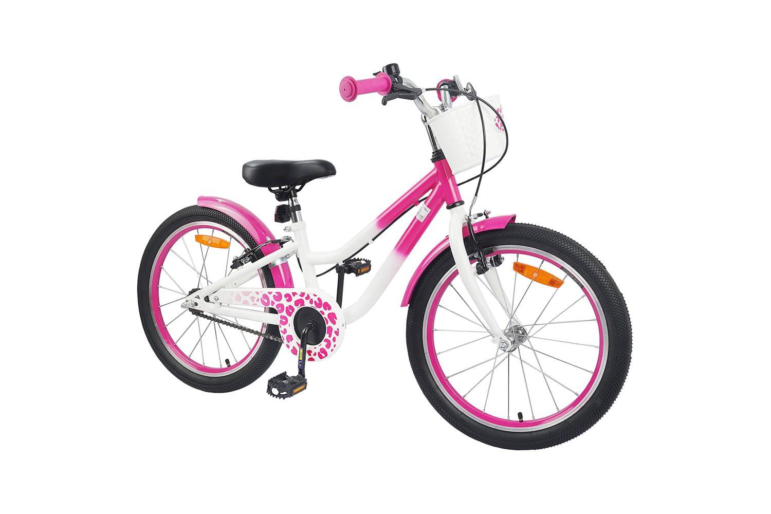 Vidaxl Kids Bike 20'' For 6-11 Years Old Dark Pink-2