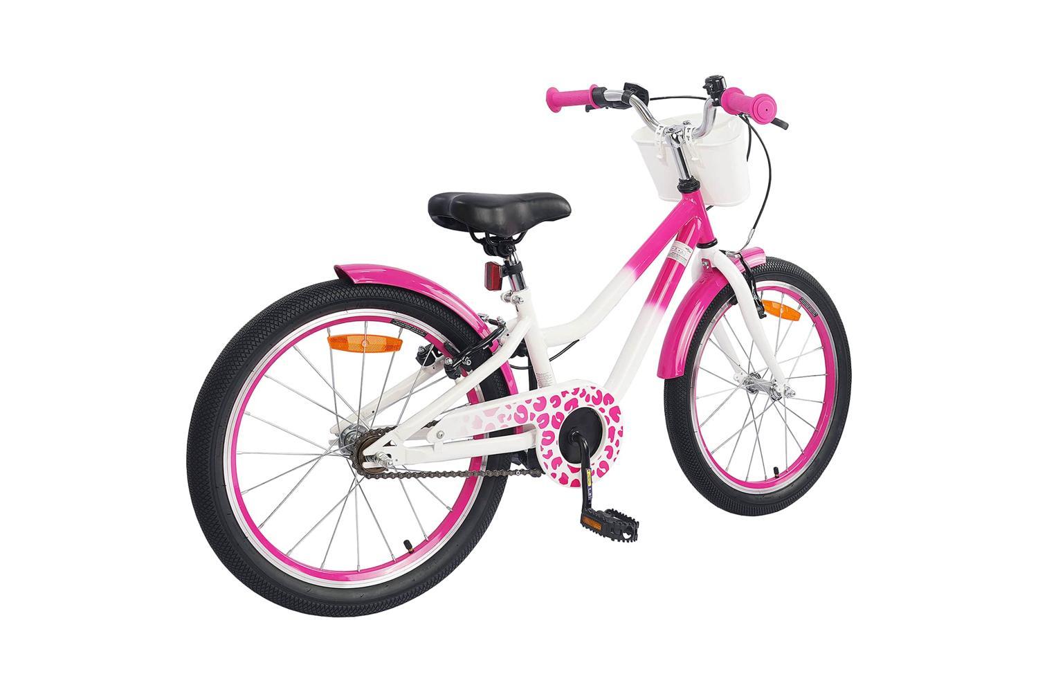 Vidaxl Kids Bike 20'' For 6-11 Years Old Dark Pink-3