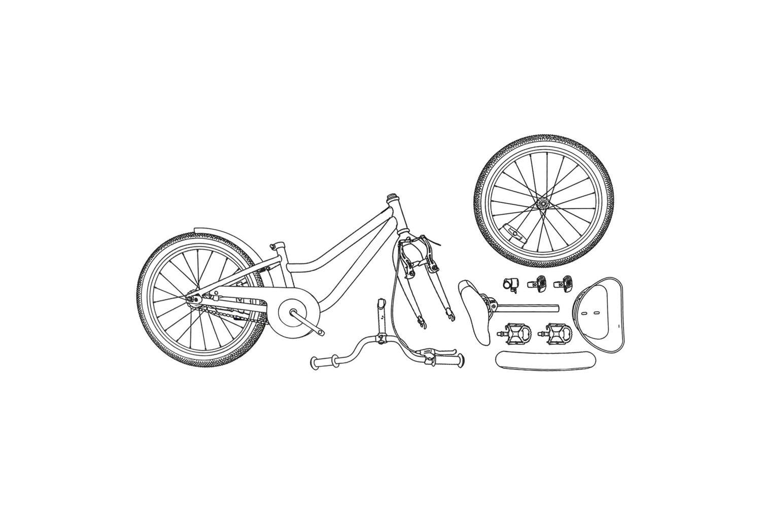 Vidaxl Kids Bike 20'' For 6-11 Years Old Dark Pink-8