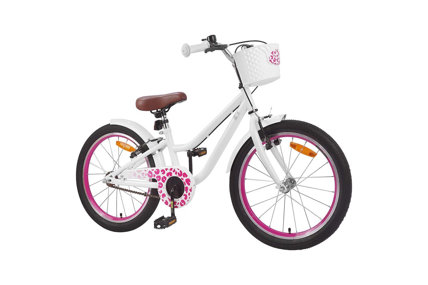 Vidaxl Kids Bike 20'' For 6-11 Years Old White-2
