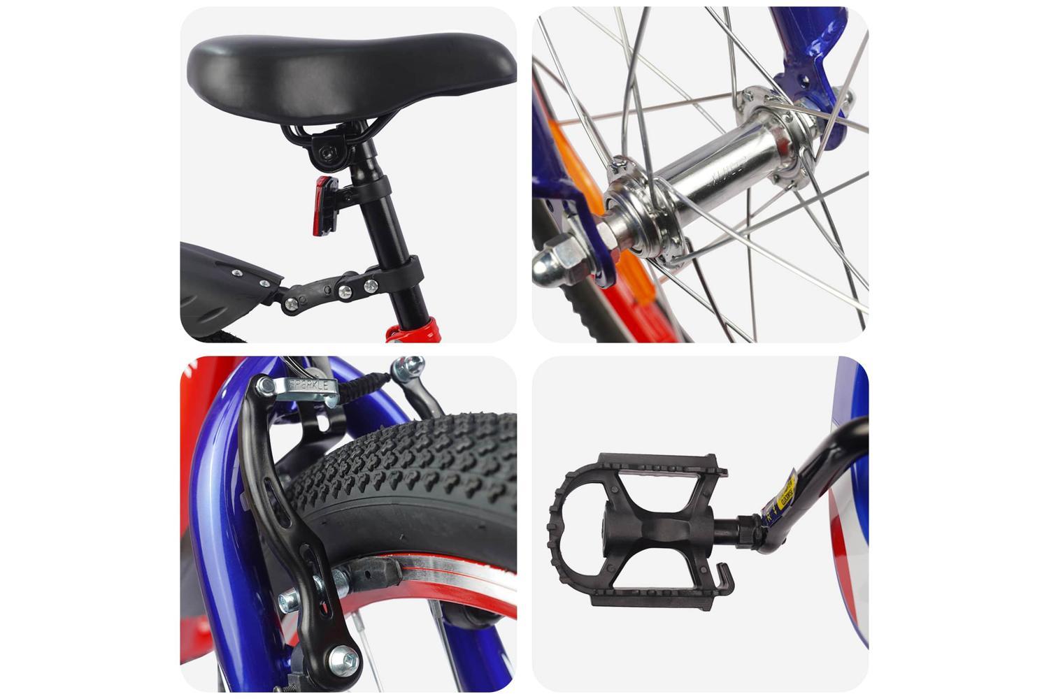 Vidaxl Kids Bike 20'' For 6-11 Years Old Red-4
