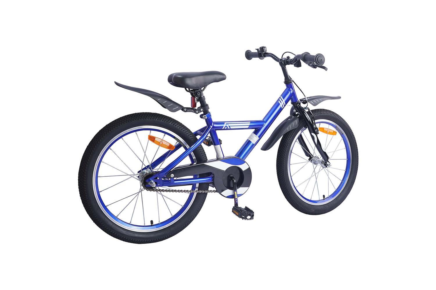 Vidaxl Kids Bike 20'' For 6-11 Years Old Dark Blue-3