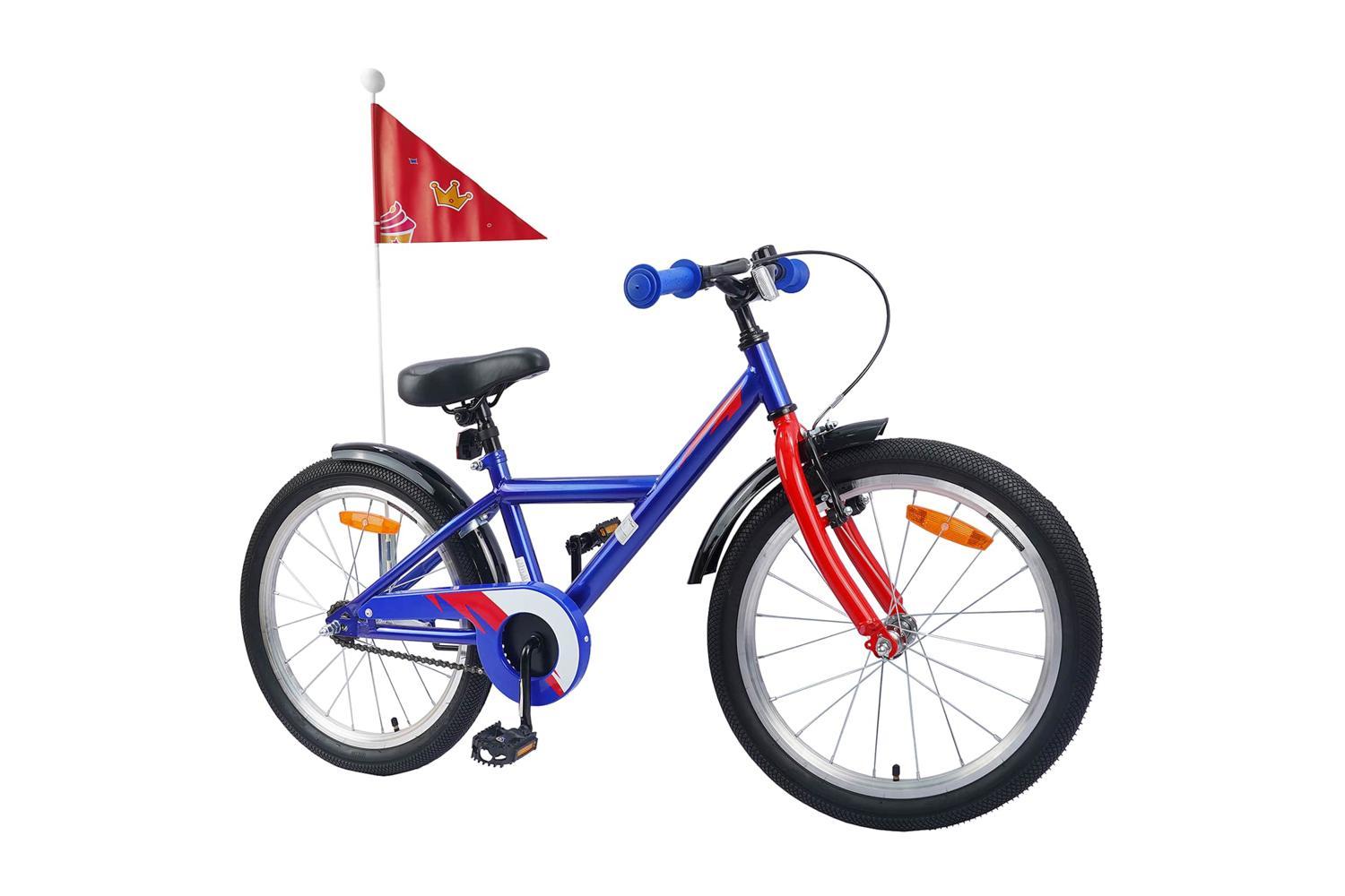 Vidaxl Kids Bike 20'' For 6-11 Years Old Dark Blue-2