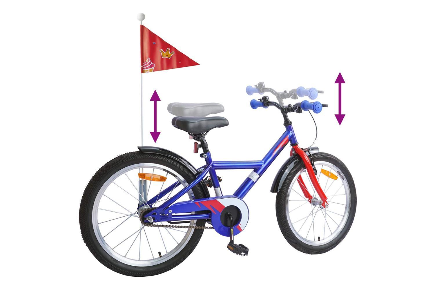 Vidaxl Kids Bike 20'' For 6-11 Years Old Dark Blue-7