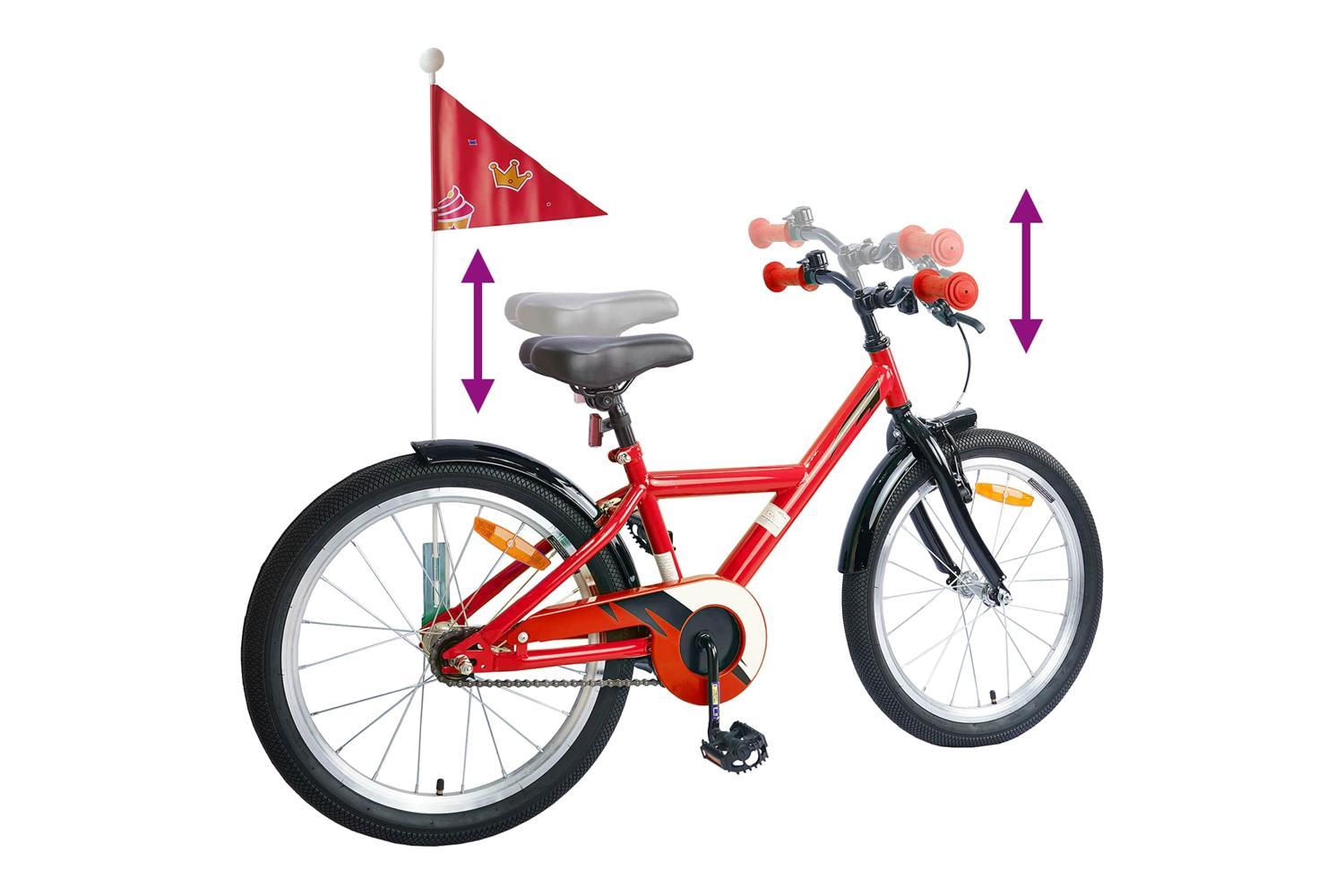 Vidaxl Kids Bike 20'' For 6-11 Years Old Red-7