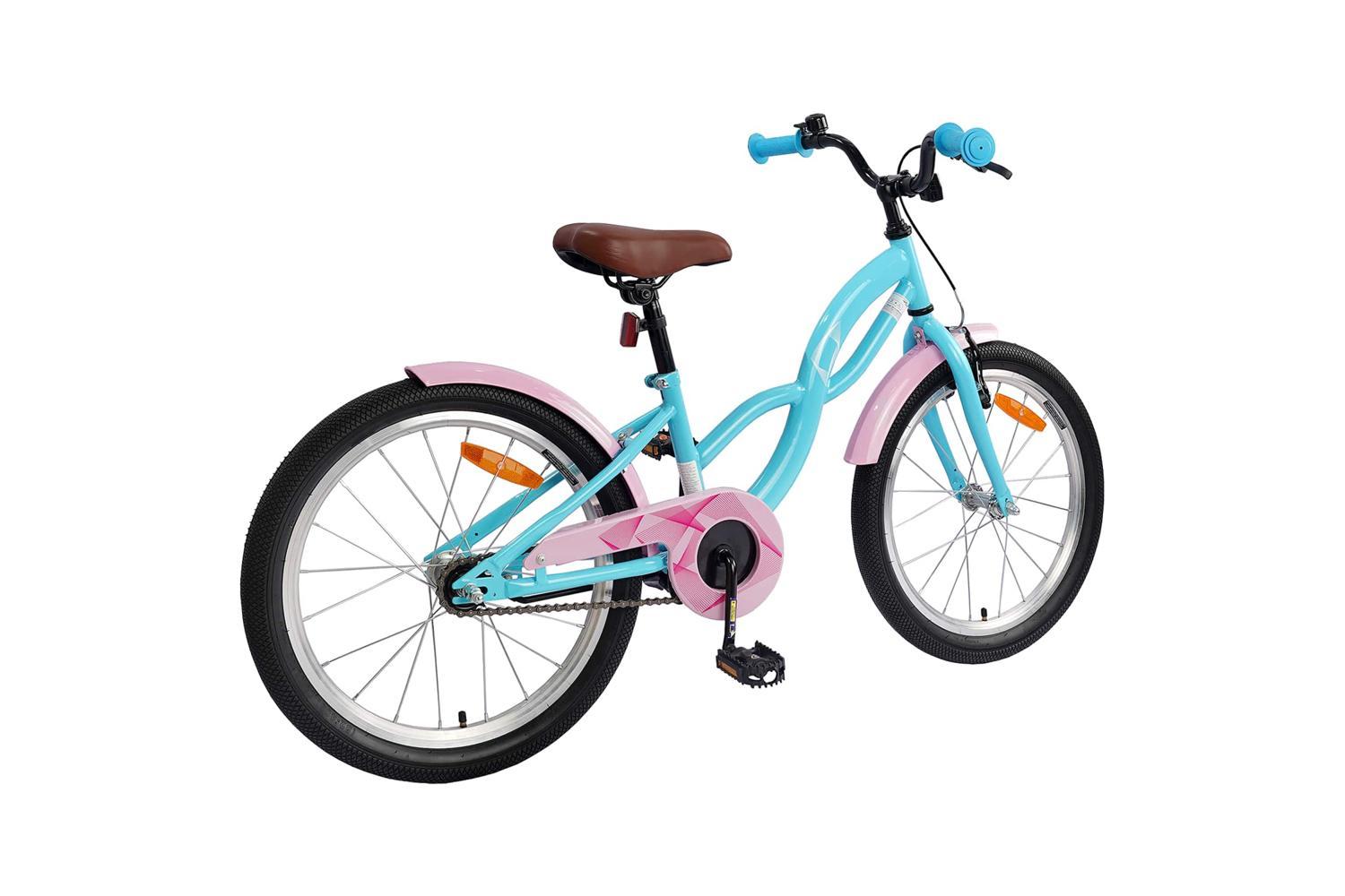 Vidaxl Kids Bike 20'' For 6-11 Years Old Light Blue-3