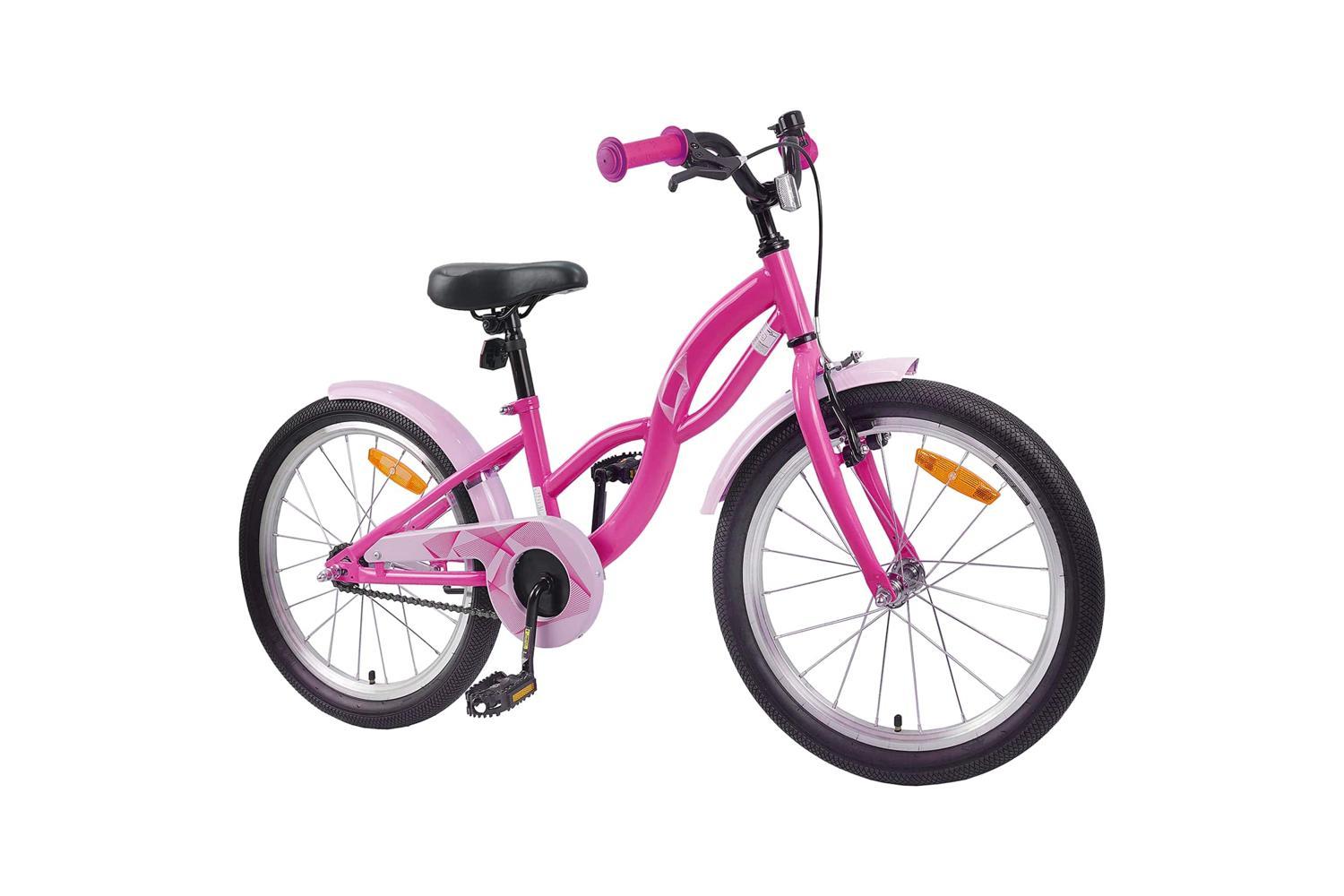 Vidaxl Kids Bike 20'' For 6-11 Years Old Dark Pink-2