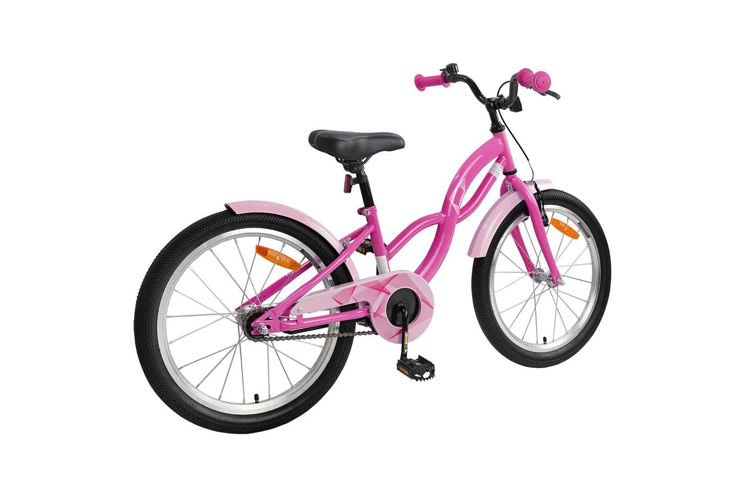 Vidaxl Kids Bike 20'' For 6-11 Years Old Dark Pink-3