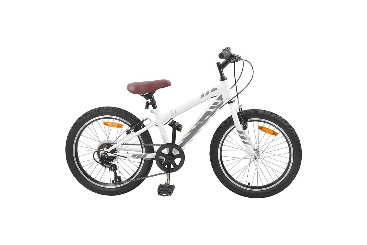 Vidaxl Mountain Bike 20'' 6-speed For 5-8 Years Old White