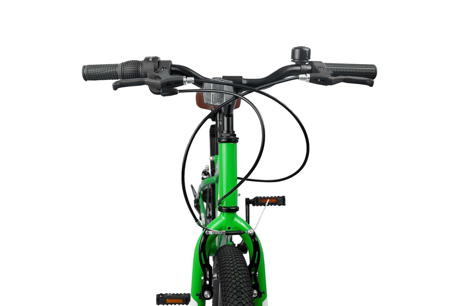 Vidaxl Mountain Bike 24'' 6-speed For 8-12 Years Old Green-5